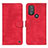 Coque Portefeuille Livre Cuir Etui Clapet N06P pour Motorola Moto G Play Gen 2 Rouge