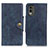 Coque Portefeuille Livre Cuir Etui Clapet N06P pour Nokia C32 Bleu