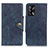 Coque Portefeuille Livre Cuir Etui Clapet N06P pour Oppo A74 4G Bleu