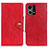 Coque Portefeuille Livre Cuir Etui Clapet N06P pour Oppo F21 Pro 4G Rouge