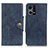 Coque Portefeuille Livre Cuir Etui Clapet N06P pour Oppo Reno7 4G Bleu