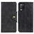 Coque Portefeuille Livre Cuir Etui Clapet N06P pour Realme 8 5G Noir