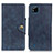 Coque Portefeuille Livre Cuir Etui Clapet N06P pour Realme C20 Bleu