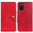 Coque Portefeuille Livre Cuir Etui Clapet N06P pour Samsung Galaxy A02s Rouge
