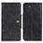 Coque Portefeuille Livre Cuir Etui Clapet N06P pour Samsung Galaxy A03 Noir