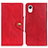 Coque Portefeuille Livre Cuir Etui Clapet N06P pour Samsung Galaxy A23e 5G Rouge