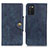 Coque Portefeuille Livre Cuir Etui Clapet N06P pour Samsung Galaxy F02S SM-E025F Bleu