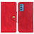 Coque Portefeuille Livre Cuir Etui Clapet N06P pour Samsung Galaxy M52 5G Rouge