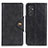 Coque Portefeuille Livre Cuir Etui Clapet N06P pour Samsung Galaxy S23 FE 5G Noir