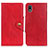 Coque Portefeuille Livre Cuir Etui Clapet N06P pour Sony Xperia Ace III Rouge