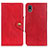 Coque Portefeuille Livre Cuir Etui Clapet N06P pour Sony Xperia Ace III SOG08 Rouge