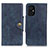 Coque Portefeuille Livre Cuir Etui Clapet N06P pour Xiaomi Poco M5 4G Bleu