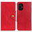 Coque Portefeuille Livre Cuir Etui Clapet N06P pour Xiaomi Poco M5 4G Rouge