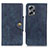 Coque Portefeuille Livre Cuir Etui Clapet N06P pour Xiaomi Redmi Note 12 Turbo 5G Bleu