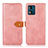 Coque Portefeuille Livre Cuir Etui Clapet N07P pour Motorola Moto E13 Rose