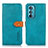 Coque Portefeuille Livre Cuir Etui Clapet N07P pour Motorola Moto Edge 30 5G Cyan