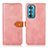 Coque Portefeuille Livre Cuir Etui Clapet N07P pour Motorola Moto Edge 30 5G Rose