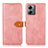 Coque Portefeuille Livre Cuir Etui Clapet N07P pour Motorola Moto G14 Rose