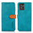 Coque Portefeuille Livre Cuir Etui Clapet N07P pour Motorola ThinkPhone 5G Cyan