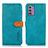 Coque Portefeuille Livre Cuir Etui Clapet N07P pour Nokia G310 5G Cyan