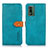 Coque Portefeuille Livre Cuir Etui Clapet N07P pour Nokia XR21 Cyan