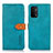 Coque Portefeuille Livre Cuir Etui Clapet N07P pour OnePlus Nord N200 5G Cyan