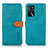 Coque Portefeuille Livre Cuir Etui Clapet N07P pour Oppo A54s Cyan