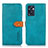 Coque Portefeuille Livre Cuir Etui Clapet N07P pour Oppo Reno7 SE 5G Cyan