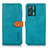 Coque Portefeuille Livre Cuir Etui Clapet N07P pour Realme Q5 5G Cyan