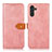 Coque Portefeuille Livre Cuir Etui Clapet N07P pour Samsung Galaxy A04s Rose