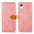 Coque Portefeuille Livre Cuir Etui Clapet N07P pour Samsung Galaxy A23 5G SC-56C Rose