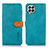 Coque Portefeuille Livre Cuir Etui Clapet N07P pour Samsung Galaxy M33 5G Cyan