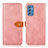 Coque Portefeuille Livre Cuir Etui Clapet N07P pour Samsung Galaxy M52 5G Rose