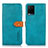 Coque Portefeuille Livre Cuir Etui Clapet N07P pour Vivo Y21t Cyan