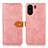 Coque Portefeuille Livre Cuir Etui Clapet N07P pour Xiaomi Poco C65 Rose