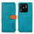 Coque Portefeuille Livre Cuir Etui Clapet N07P pour Xiaomi Redmi 10C 4G Cyan