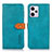 Coque Portefeuille Livre Cuir Etui Clapet N07P pour Xiaomi Redmi Note 12 Explorer Cyan