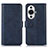 Coque Portefeuille Livre Cuir Etui Clapet N08P pour Huawei Nova 11 Bleu