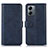 Coque Portefeuille Livre Cuir Etui Clapet N08P pour Motorola Moto G14 Bleu