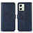 Coque Portefeuille Livre Cuir Etui Clapet N08P pour Motorola Moto G54 5G Bleu