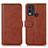 Coque Portefeuille Livre Cuir Etui Clapet N08P pour Nokia C22 Marron