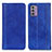 Coque Portefeuille Livre Cuir Etui Clapet N08P pour Nokia G310 5G Bleu