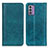 Coque Portefeuille Livre Cuir Etui Clapet N08P pour Nokia G310 5G Vert