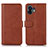 Coque Portefeuille Livre Cuir Etui Clapet N08P pour Nothing Phone 2 Marron