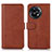 Coque Portefeuille Livre Cuir Etui Clapet N08P pour OnePlus Ace 2 5G Marron