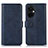 Coque Portefeuille Livre Cuir Etui Clapet N08P pour OnePlus Nord CE 3 5G Bleu