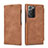 Coque Portefeuille Livre Cuir Etui Clapet N09 pour Samsung Galaxy Note 20 5G Brun Clair