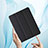 Coque Portefeuille Livre Cuir Etui Clapet P01 pour Apple iPad Air 5 10.9 (2022) Noir Petit