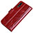 Coque Portefeuille Livre Cuir Etui Clapet P01 pour Huawei P20 Rouge