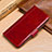 Coque Portefeuille Livre Cuir Etui Clapet P01 pour Samsung Galaxy S9 Rouge